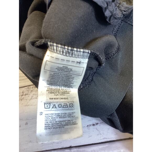 Adidas Women’s Track Black Jacket with Three Stripes on Shoulders Size Small - Picture 6 of 6